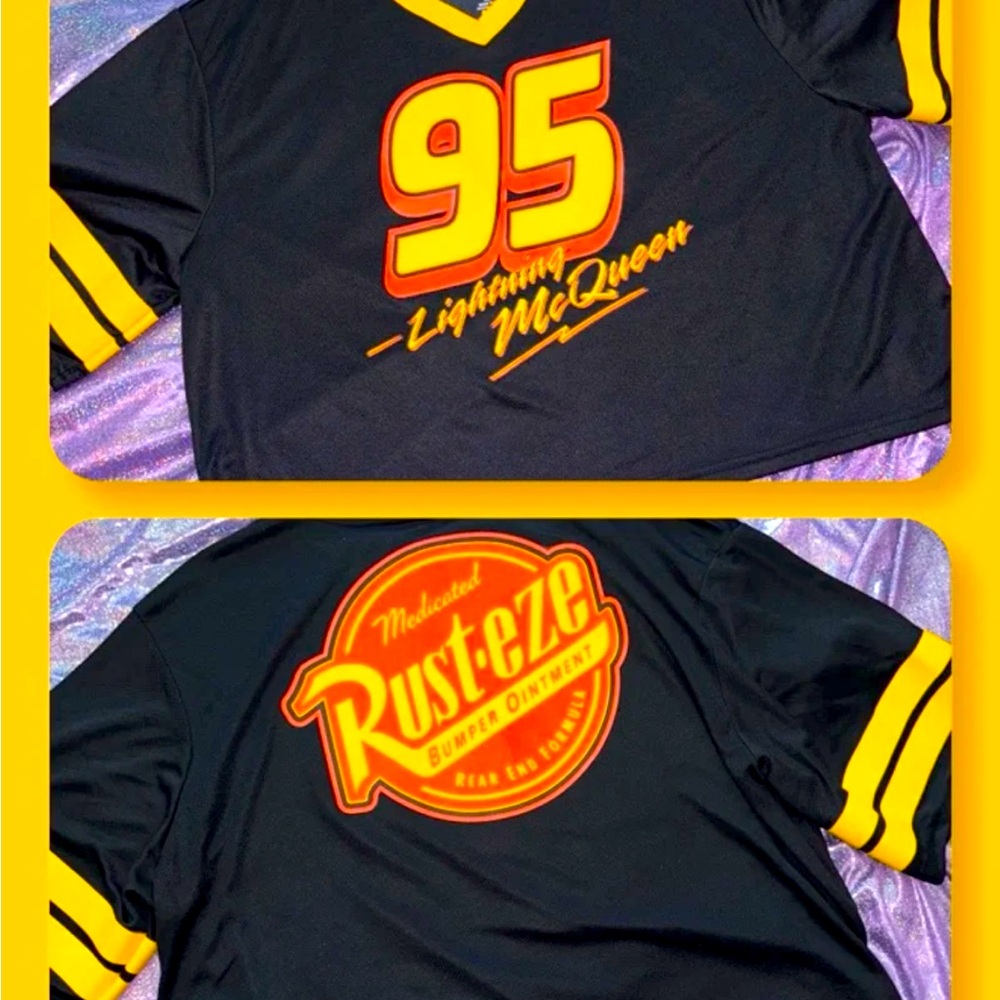 Disney Cars Lightning McQueen Jersey Shirt